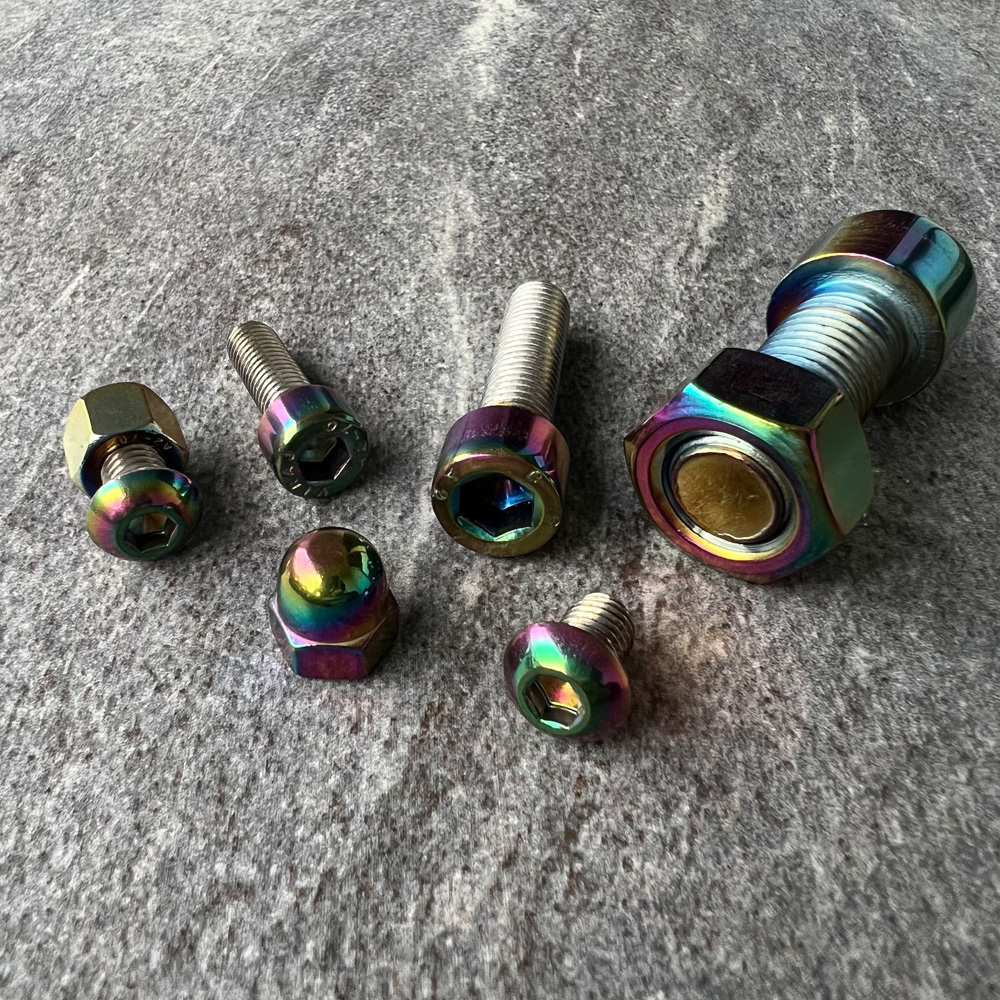 Schrauben zoll bunt