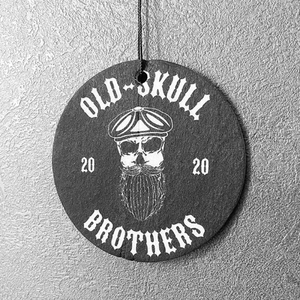 Duftbaum | Old Skull Brothers Logo | Zitrone | Wunderbaum