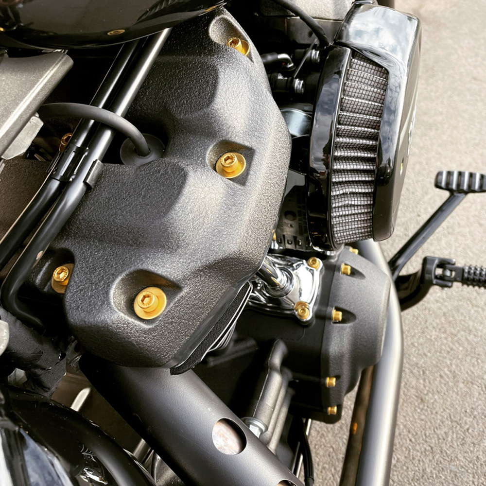Milwaukee acht Softail Rocker Box Schrauben